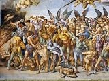 Wallmonkeys Peel and Stick Wall Decals - Detail of the Damned in Hell by Luca Signorelli - Removable Graphic