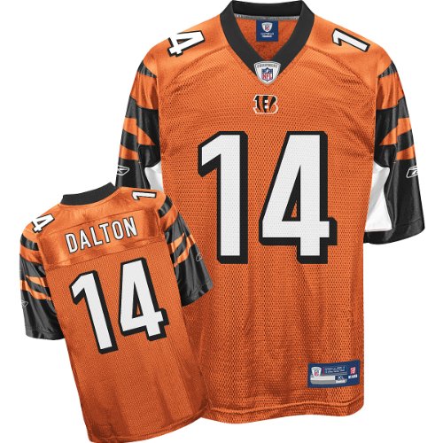 Reebok Cincinnati Bengals Andy Dalton Replica Alternate Jersey Large