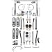 Currie Enterprises CE-9807A 5 Inch Johnny Joint Suspension Lift Kit With Rear AntiRock For 2007-10 Jeep Wrangler JK 2 Door