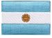 Argentina Flag Embroidered Patch Argentinian Iron-On National Emblem