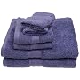 Revere Mills Forever Color 6-Piece Towel Set, Purple