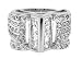 Sterling Silver 925 Sparkling Clear CZ Bold Unique Design Fashion Cocktail Ring Sterling Silver 925 Sparkling Clear CZ Bold Unique Design Fashion Cocktail Ring