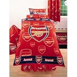 Official Arsenal FC Football Bedding Set Duvet Cover and Pillow Case