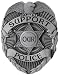 Police Officer Badge Hitch Cover - Fits 2 Hitch by Alfred Hitch