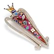 Heart and Crown Mezuzah