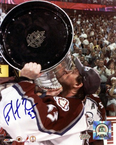 Buy Patrick Roy Colorado Avalanche -Kissing Cup- 8x10 Autographed Photograph by Mounted Memories