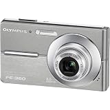  : Olympus FE360 8MP Digital Camera with 3x Optical Dual Zoom (Silver)