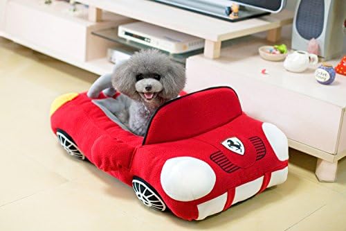 Jinpet Sports Cars Design Pet Beds For Small Dog Puppies Teddy Chihuahua Yorkie Cool Bed Red