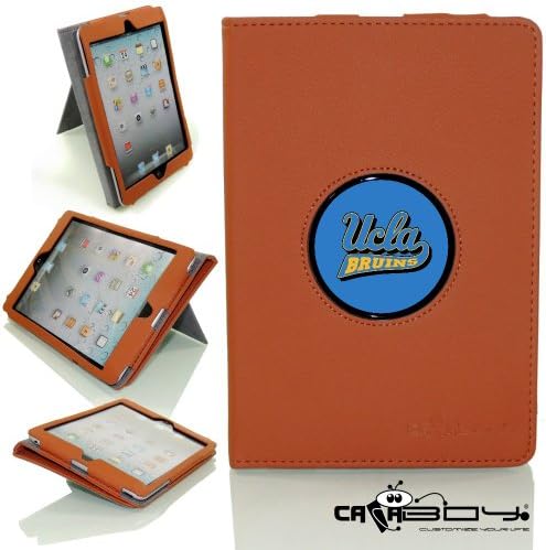 New UCLA SLEEP SMART Apple iPad Mini &amp; iPad Mini with Retina leather Case By Calaboy- Interchangeable Design - Personalized Picture Frame w University of California Los Angeles Logo (US3)