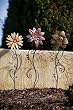 Garden Gate Playful Flower Yard Stakes, Set of 3 Garden Gate Playful Flower Yard Stakes, Set of 3