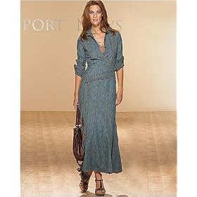 Denim shirtdress