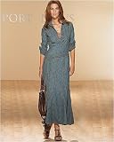 Denim shirtdress
