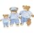 Takinou 30cm Blue Bear in Tin