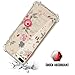 Cutebe Shockproof Hard PC+ TPU Bumper Case Scratch-Resistant Cover for Apple iPhone 7 Plus(2016)/iPhone 8 Plus(2017) Flower