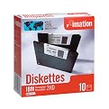 Imation 3.5 2MB Floppy Diskettes - 10 pk.