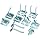 Triton Products 1735 Storability LocHook Assortment for Steel LocBoard 10 PC