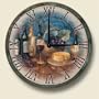 Wine Theme Kitchen Wall Clock