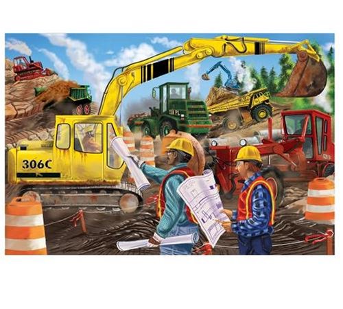 Melissa & Doug Construction 24pc Floor Puzzle