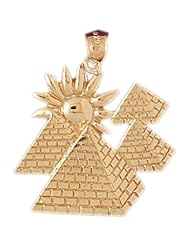 CleverEves 14K Gold Pendant Egyptian Themed 5.6 - Gram(s)