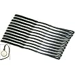 10 Black Leather Braided Pocket Watch Fobs Key Holders New
