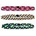 Multi-Color 3 Pack Sports Headbands with NO SLIP GRIP Technology - Perfect for Athletes or Great Accessory for any Fashion Style - Super Comfortable