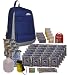 SOS Grab-n-Go Emergency Kit - 4 Person 3day / 72 Hour Backpack (Blue)