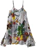 Desigual Girls 2-6x Summer Tank Dress, Multi Print, 5-6