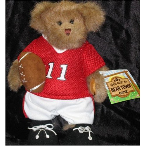 51 fRUhxppL Football Bear 11 Bear Town Heritage Collection Dressed Stuffed Teddy Bear by Ganz