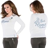 Touch by Alyssa Milano St. Louis Rams Women's Vintage Long Sleeve Thermal Top Medium