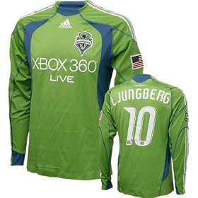 Freddie Ljunberg Game Used Jersey: Seattle Sounders #10 Long Sleeve Home Jersey