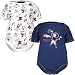 Denver Broncos Navy Blue & Print Infant 2-Pack Bodysuit Set