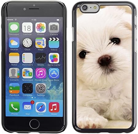 ZOOCASE Slim PC / Aluminium Sleek Case Cover Armor Shell - maltese dog puppy white soft - Apple Iphone 6 Plus 5.5