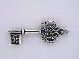 Key Charm Talisman for Love Spell Sterling Jewelry Ornate
