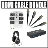 HDMI 6-in-1 Starter Kit w/ Samson DJ Headphones