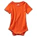 Newborn the little seed for Target&Acirc;&reg; 1 pc Organic Bodysuit Luau Orange 6M