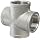 Stainless Steel 316 Cast Pipe Fitting, Cross, Class 150, NPT Female