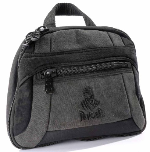 Dakar Kulturtasche Carbon Wash, dunkelgrau/anthrazit, 27 x 21 x 6 cm, D171211000 Preisvergleich