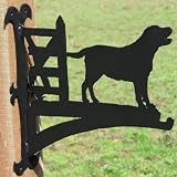 Labrador By Gate Hanging Basket Bracket