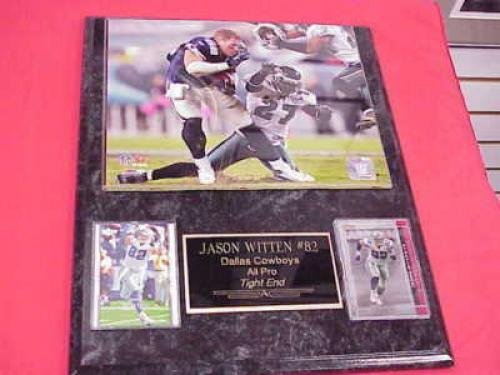 Cowboys Jason Witten 2 Card Collector Plaque NO HELMET PHOTO!