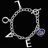 NCAA Touch by Alyssa Milano Florida Gators Ladies Love Chain Charm Bracelet
