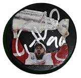 Tomas Holmstrom Autographed Detroit Red Wings Stanley Cup Champions Photo Hockey Puck, Psa/dna Certified Authentic #H86201.