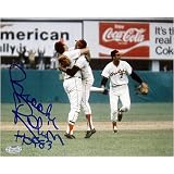 Brooks Robinson Baltimore Orioles Celebration Hug 8x10 Autographed Photograph with HOF insc.