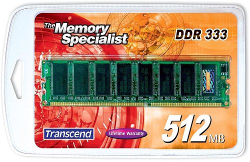 Transcend TS333D-512 Arbeitsspeicher 512MB 184pin DDR333 DIMM CL 3 - QV Preisvergleich