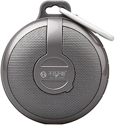 Portable Bluethooth 2.1+EDR+Hi-Fi Speaker,with 6 Hours Rechargeable Battery, Water Resistant,Anti Dust,Resist Compression,Bathroom, Pool, Boat, Car,Desert, Beach, & Outdoor Use, BV210 Black (Titanium gray)