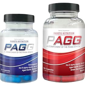 PAGG Stack by Pareto Nutrition Three Month Supply- Exact Fat Burning Ingredients and Dosing as Seen in 4 Hour Body