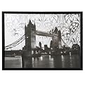 Framed Printed Canvas - Manor House Tower (21.5 x 29.5")
