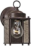 Antique Bronze 8 1/4 High Wall Light