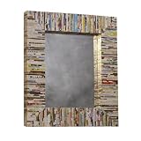 Recycled Magazine Mirror - Rectangular