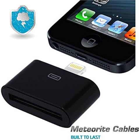 NEW Black [Certified] Iphone 8pin Lightning to 30 Pin Adapter Charging+sync Ipod