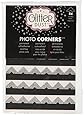 Therm O Web Glitter Photo Corners, Silver